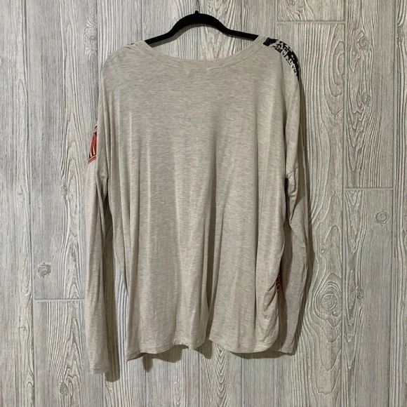 CAbi Silk Scarf Aztec Pattern Blouse 768 Medium - Picture 5 of 8